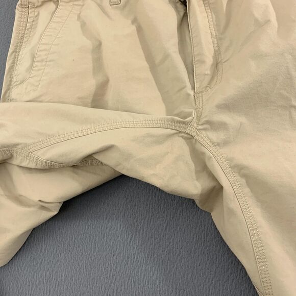 Mountain Khakis Pants Mens 36x29 Khaki Poplin Relaxed Fit Organic Cotton Stretch - Picture 4 of 15